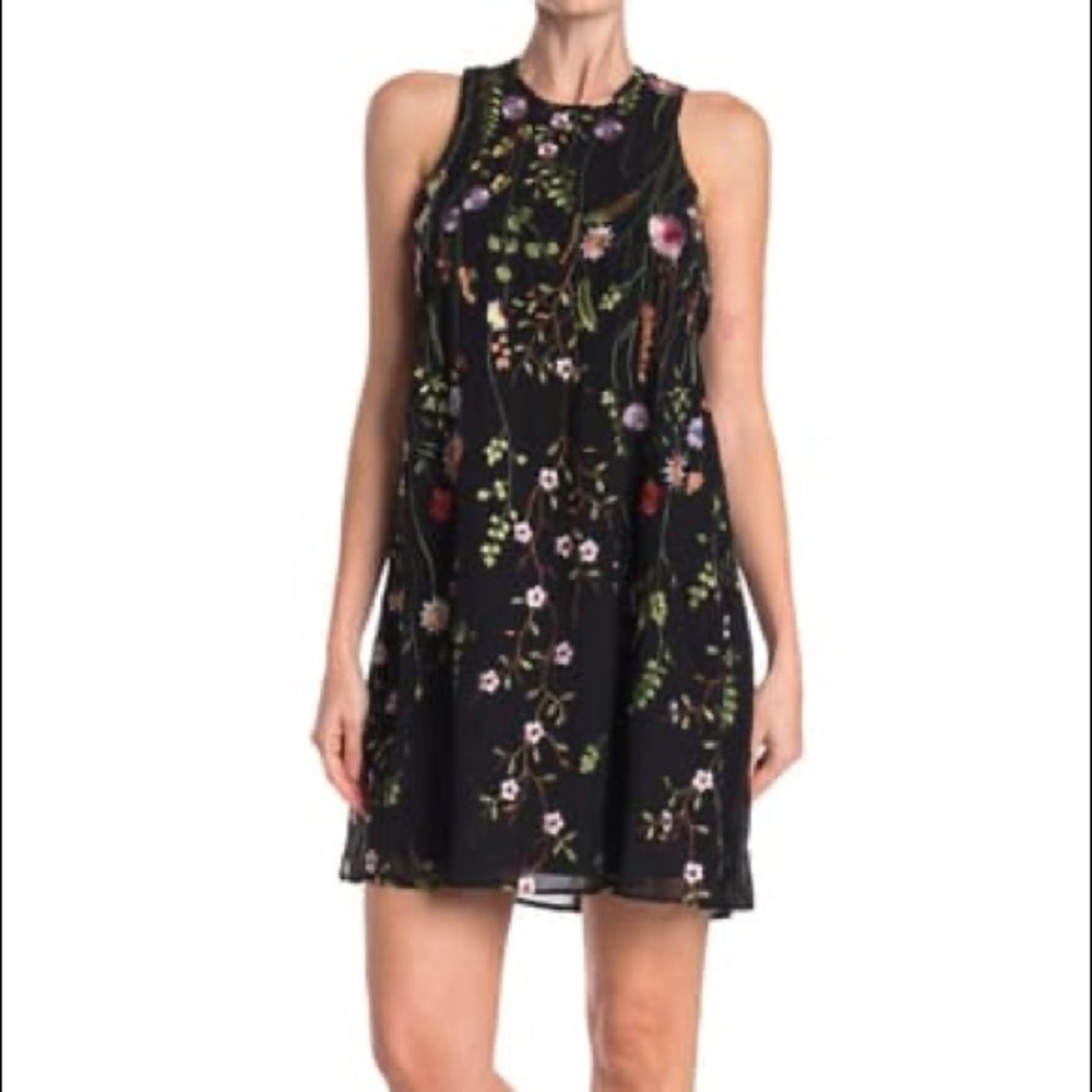Calvin Klein Embroidered Shift Dress